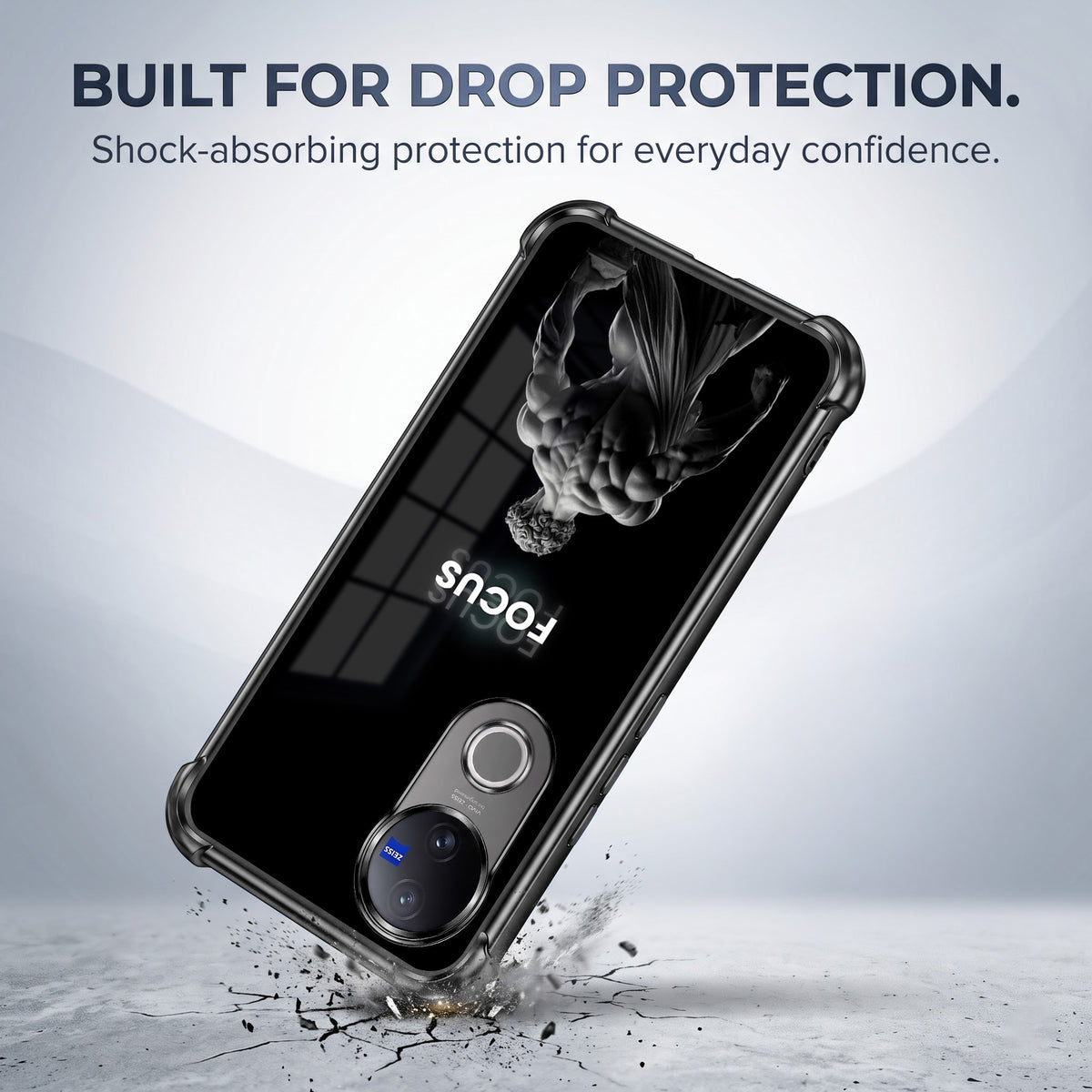 Vivo V50 5G Focus Airbags Printed Back Case