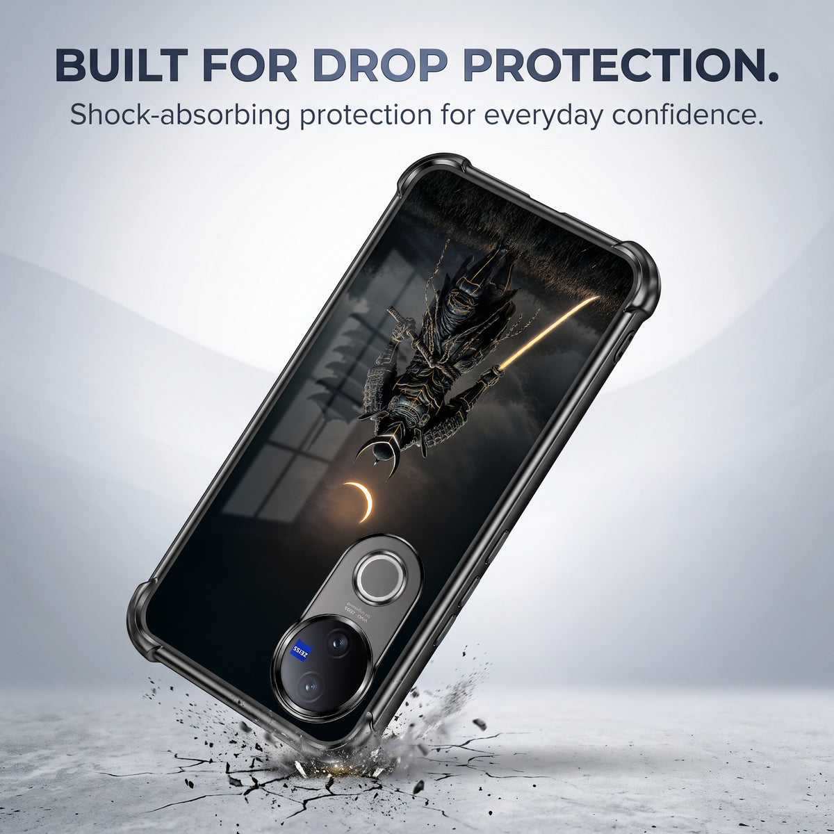 Vivo V50 5G Samurai Warrior Airbags Printed Back Case