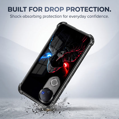 Vivo V50 5G Hooded Shadow Demon Airbags Printed Back Case