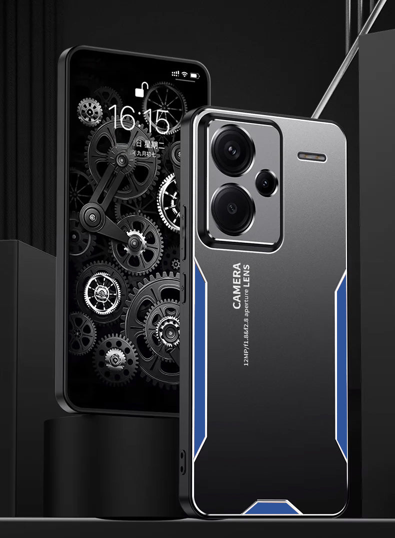 Redmi Note 13 Pro+ 5G Luxury Aluminum Metal Frame Protective Back Case