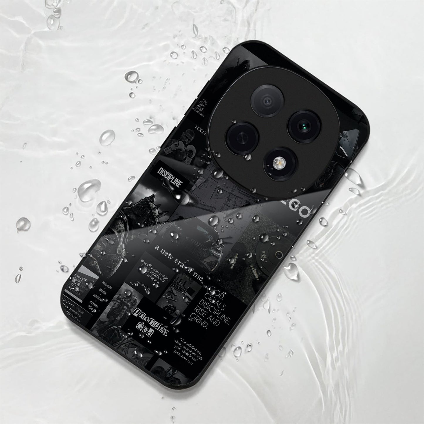 Oppo F29 Pro 5G Premium Acrylic Shockproof Glass Back Case (New Era)