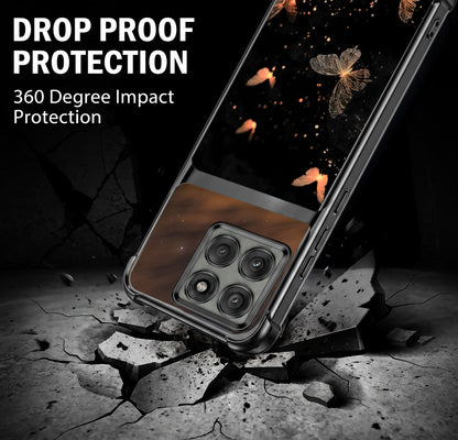 Motorola Edge 60 Pro 5G Butterfly Sparkle Dual-Tone Transparent Airbags Case