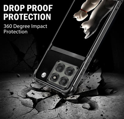 Motorola Edge 60 Pro 5G Dreamy Puppy Dual-Tone Transparent Airbags Case