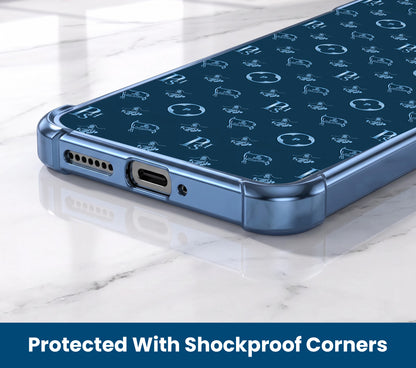 Oppo F31 Pro 5G Luxury Monogram Blue Airbags Printed Back Case