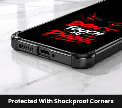 Vivo V60 5G Don't Touch My Phone Airbags Printed Back Case