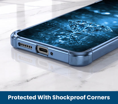 Oppo F31 Pro 5G Blue Diamond Airbags Printed Back Case