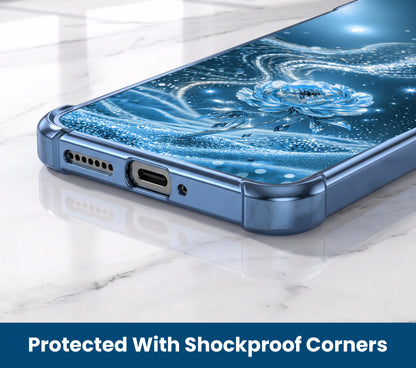 Oppo F31 Pro+ 5G Blue Rose Airbags Printed Back Case