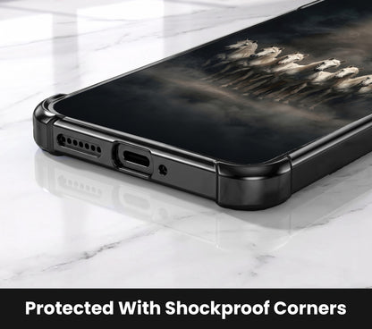 Oppo A5 Pro 5G Running Horses Airbags Printed Back Case