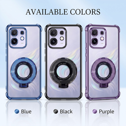 Oppo Reno 16 5G Original Luxury Magnifier Ring Stand Shockproof Airbags Corner Case
