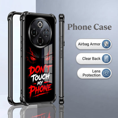 Vivo T4 5G Don't Touch My Phone Airbags Printed Back Case