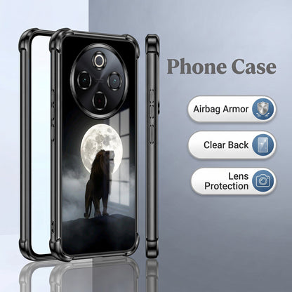 Vivo T4 5G Lunar Wolf Airbags Printed Back Case