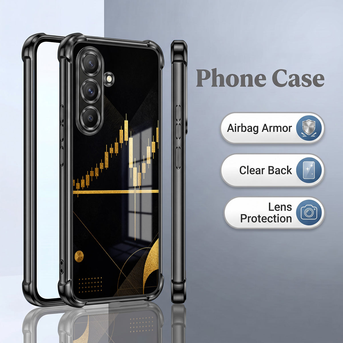 Samsung Galaxy A36 5G Trading Candles Airbags Printed Back Case