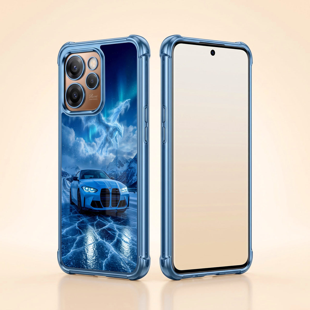 Oppo Reno 15 Pro Mini 5G Premium BMW Car Airbags Printed Back Case