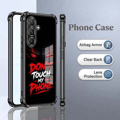 Samsung Galaxy A36 5G Don't Touch My Phone Airbags Printed Back Case