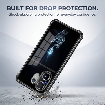 Vivo V60 5G Cosmic Energy Dual-Tone Transparent Airbags Case