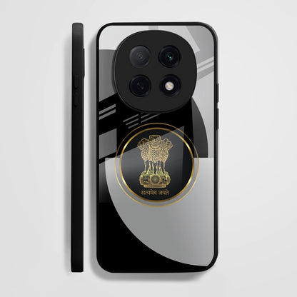 Oppo F29 Pro 5G Premium Acrylic Shockproof Glass Back Case (Satyamev Noir)