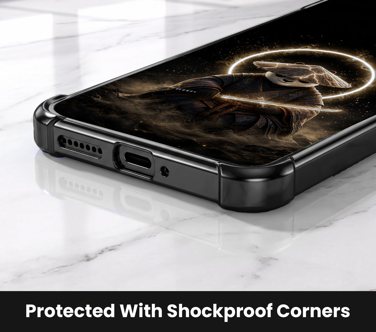 Vivo V60 5G Warrior Panda Airbags Printed Back Case
