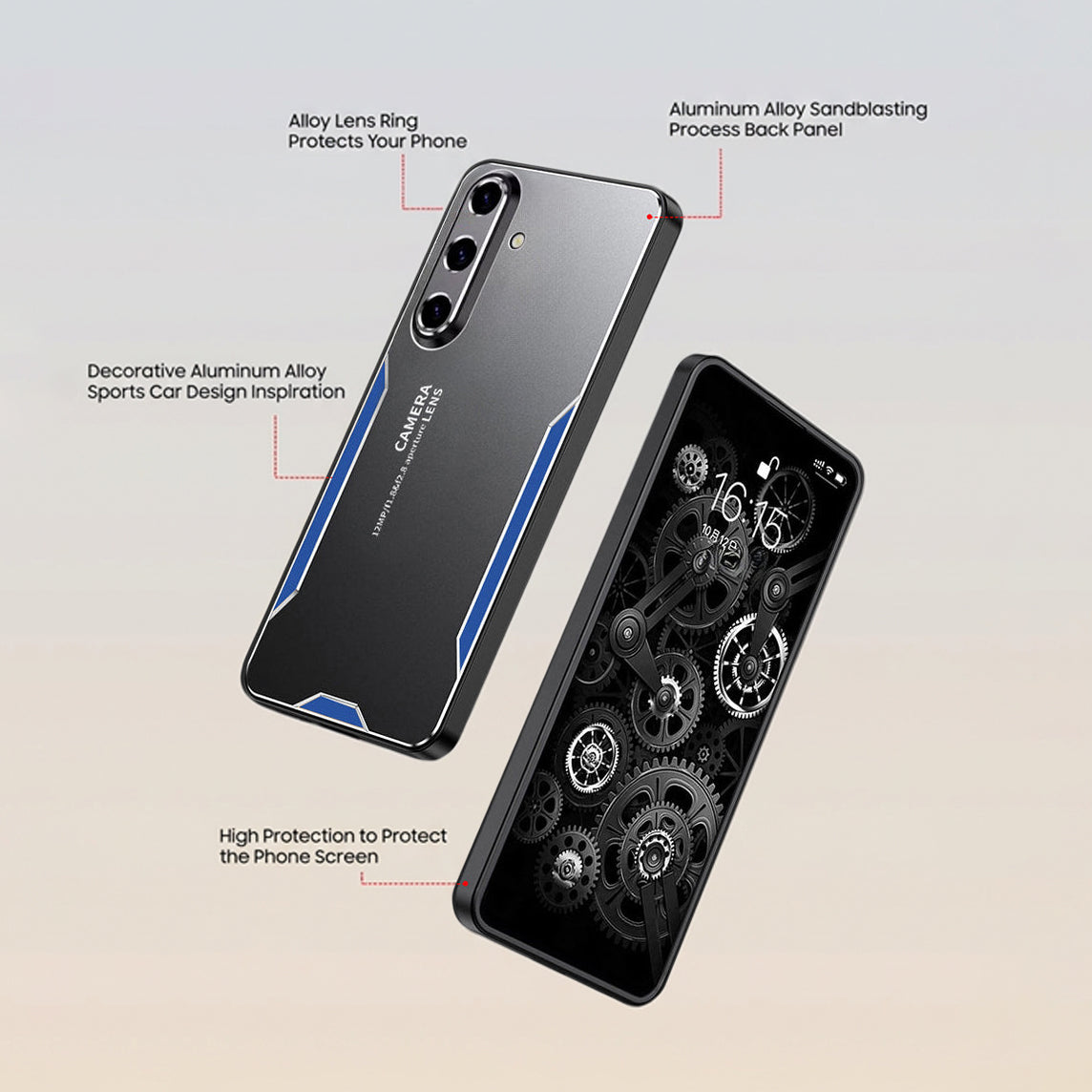 Samsung Galaxy A56 (5G) Luxury Aluminium Metal Frame Protective Case