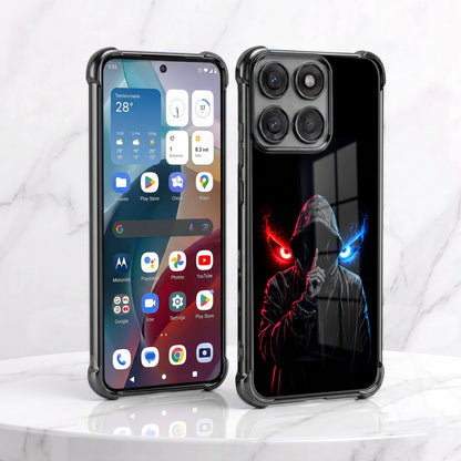 Motorola Edge 60 Pro 5G Hooded Shadow Demon Airbags Printed Back Case