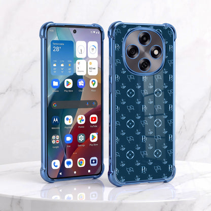 Oppo F31 Pro 5G Luxury Monogram Blue Airbags Printed Back Case