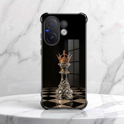Vivo V60 5G Chess King Airbags Printed Back Case