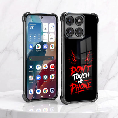 Motorola Edge 60 Pro 5G Don't Touch My Phone Airbags Printed Back Case