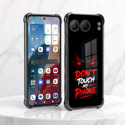 One Plus Nord 4 5G Don't Touch My Phone Airbags Printed Back Case