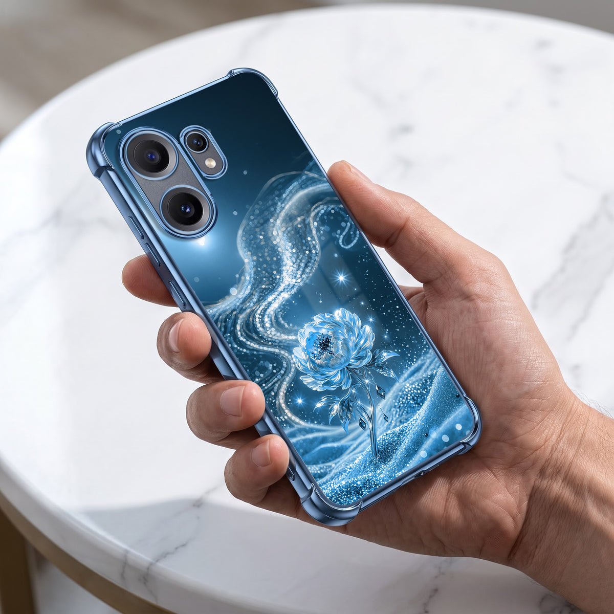 Nothing Phone 2 Pro 5G Blue Rose Airbags Printed Back Case