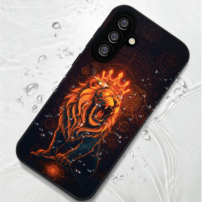 Samsung Galaxy A56 5G Premium Acrylic Shockproof Glass Back Case (King of Cosmos)