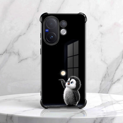 Vivo V60 5G Moonlight Penguin Airbags Printed Back Case