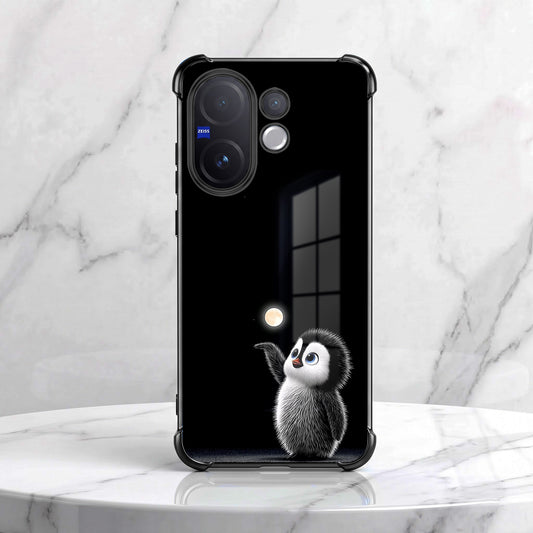Vivo V60 5G Moonlight Penguin Airbags Printed Back Case