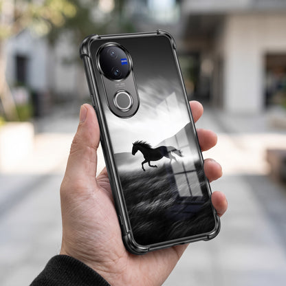 Vivo V50 5G Running Horse Printed Back Case