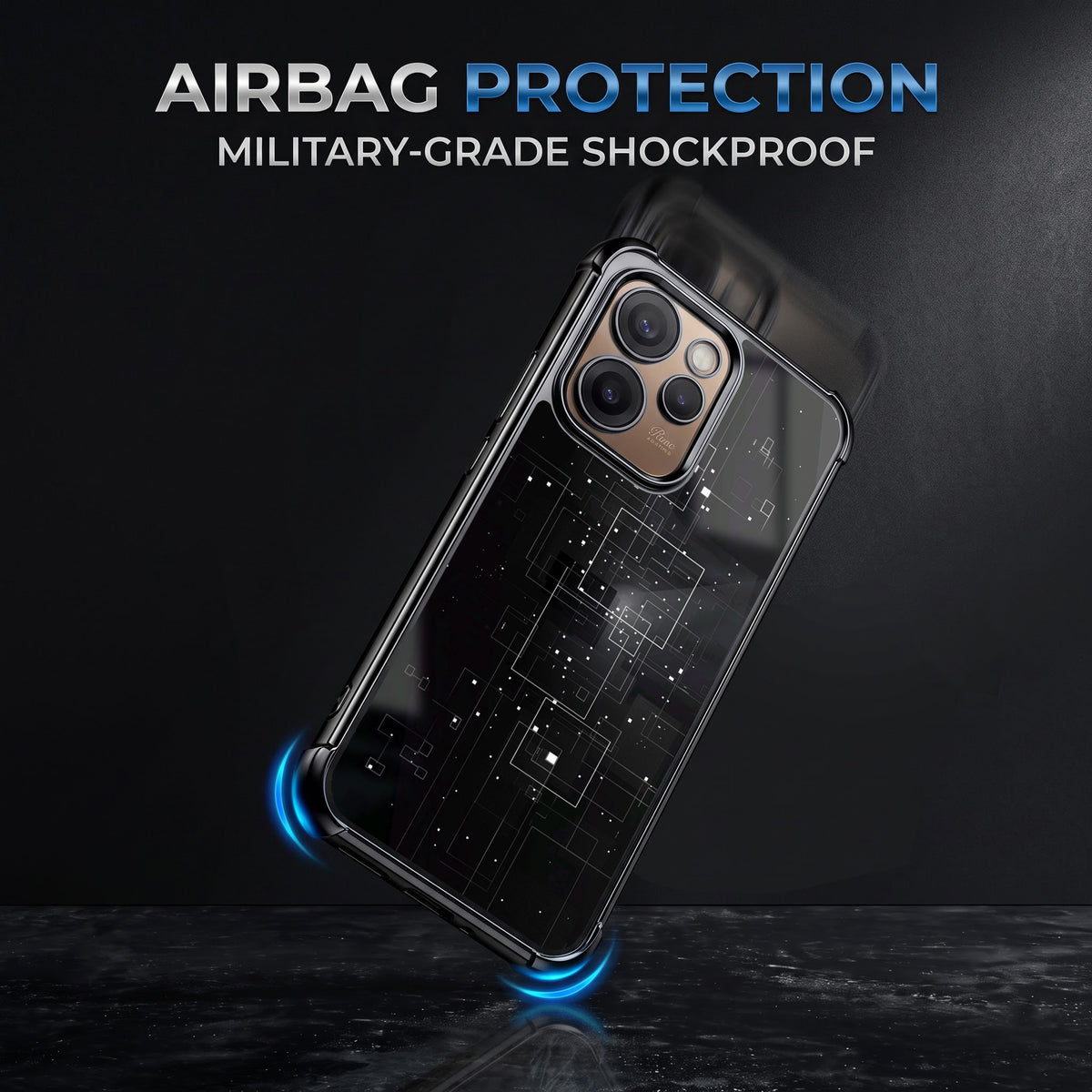 Oppo Reno 15 Pro Mini 5G Premium Phantom Shield Airbags Printed Back Case