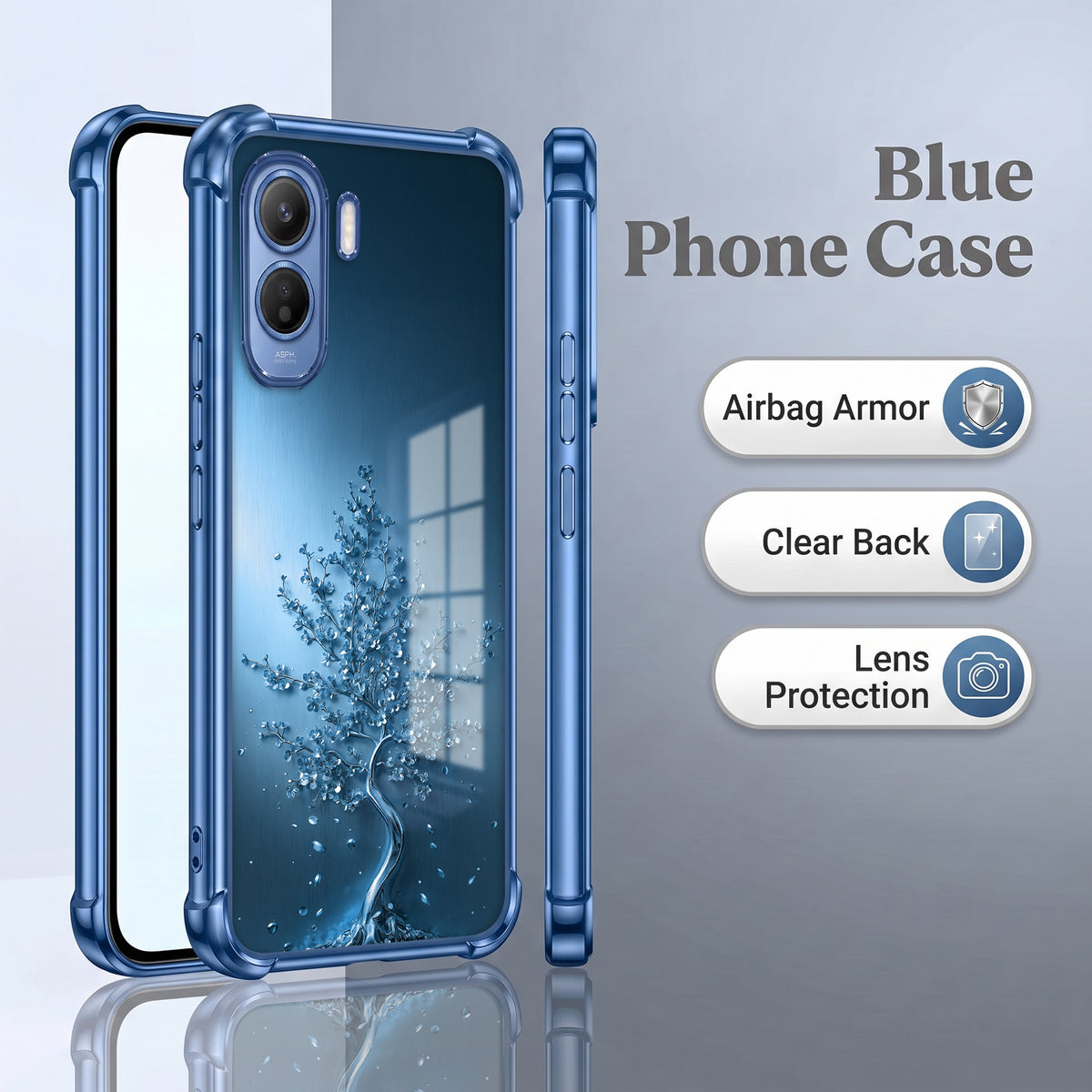 Vivo T5 Pro 5G Faith Tree Airbags Printed Back Case