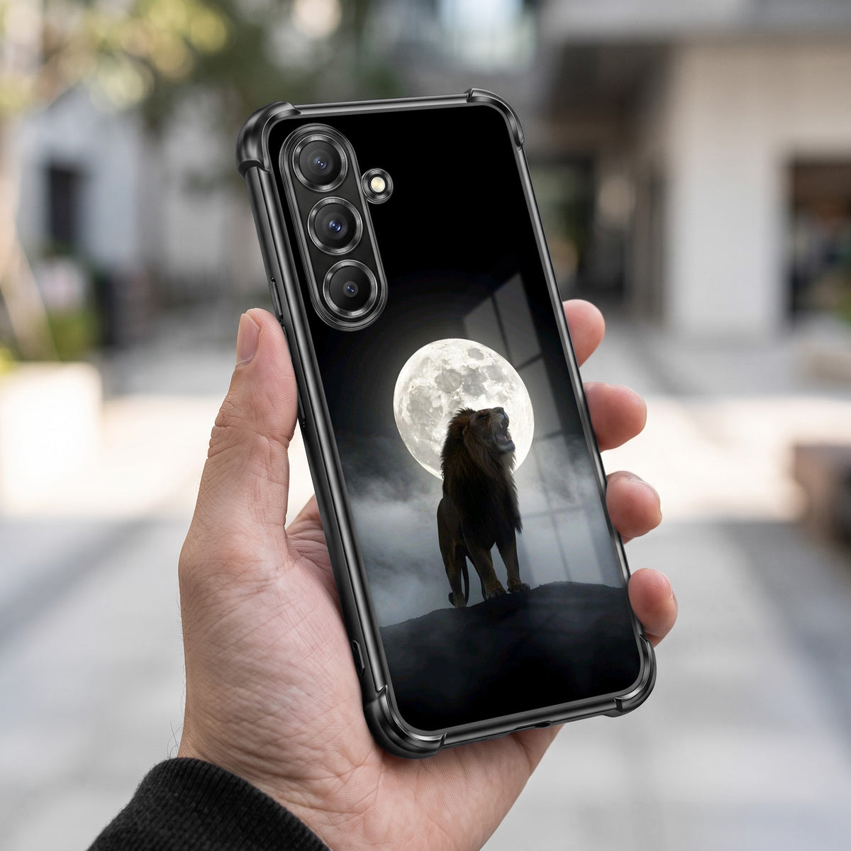 Samsung Galaxy A36 5G Lunar Wolf Airbags Printed Back Case