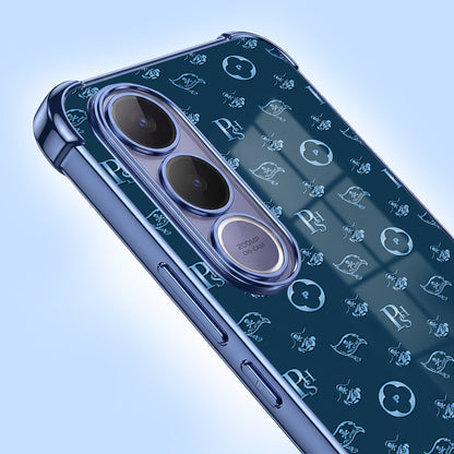 Vivo V70 FE 5G Luxury Monogram Blue Airbags Printed Back Case