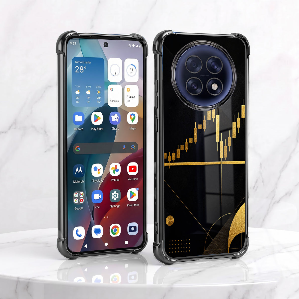 Oppo F31 Pro+ 5G Trading Candles Airbags Printed Back Case
