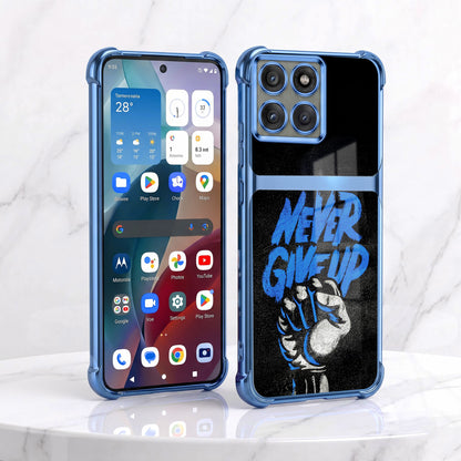 Motorola Edge 60 Pro 5G Naver Give Up Dual-Tone Transparent Airbags Case