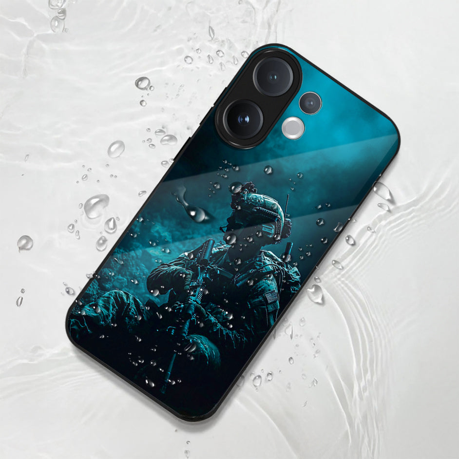 Vivo V60 5G Phone case with a nature design on a textured surface