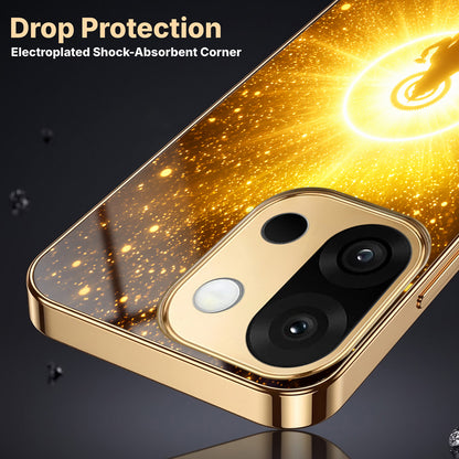 OnePlus 13s 5G Lakshmi Sacred Gold Electroplated Glass Phone Back Case