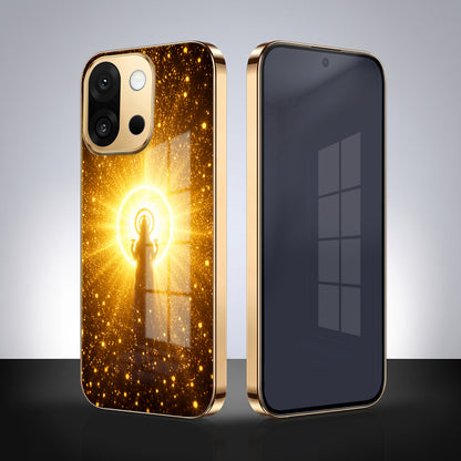 OnePlus 13s 5G Lakshmi Sacred Gold Electroplated Glass Phone Back Case