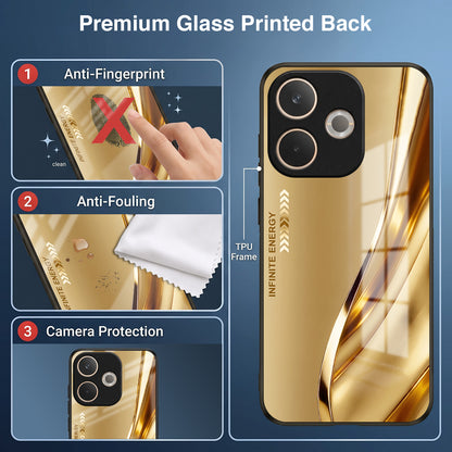 Oppo A5 Pro 5G Luxury Infinity Energy Acrylic Glass Back Case