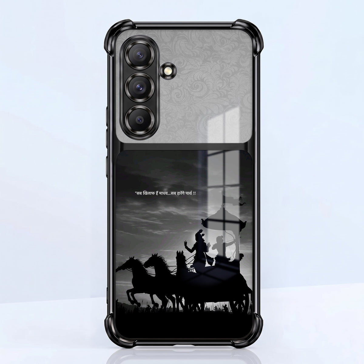 Samsung Galaxy A36 5G Mahabharat Divine Dual-Tone Transparent Airbags Case