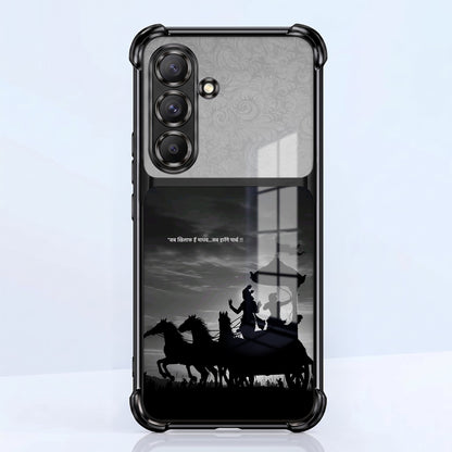 Samsung Galaxy A36 5G Mahabharat Divine Dual-Tone Transparent Airbags Case
