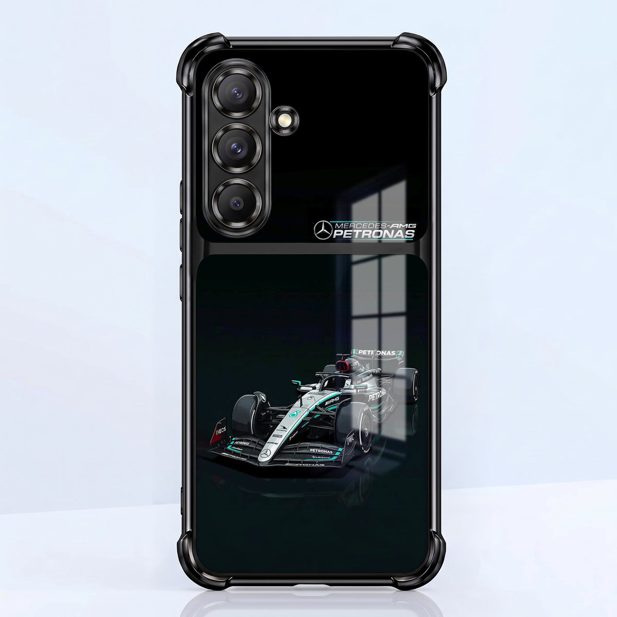 Samsung Galaxy A36 5G F1 Turbo Dual-Tone Transparent Airbags Case