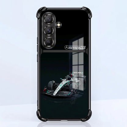 Samsung Galaxy A36 5G F1 Turbo Dual-Tone Transparent Airbags Case