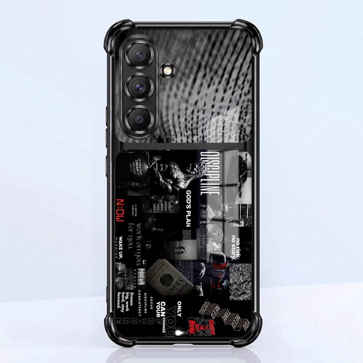 Samsung Galaxy A36 5G Dark Academia Dual-Tone Transparent Airbags Case