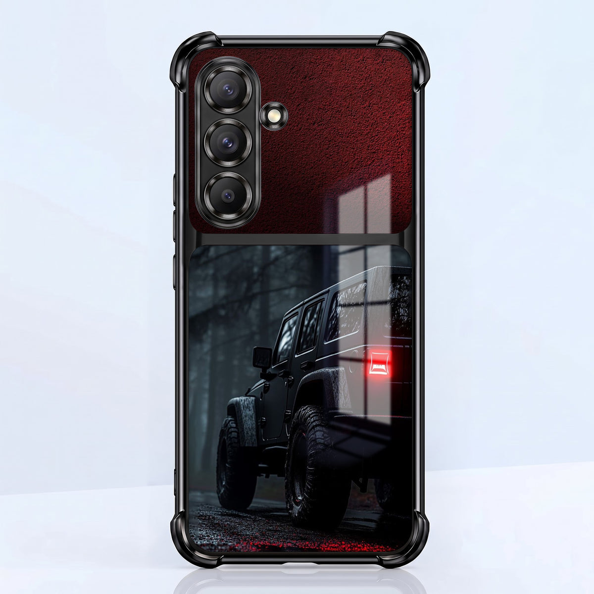 Samsung Galaxy A36 5G Black Beast 4x4 Dual-Tone Transparent Airbags Case