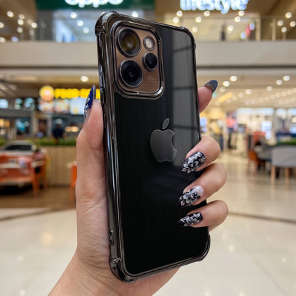 Oppo Reno 15 Pro Mini 5G Premium Black Apple Airbags Printed Back Case