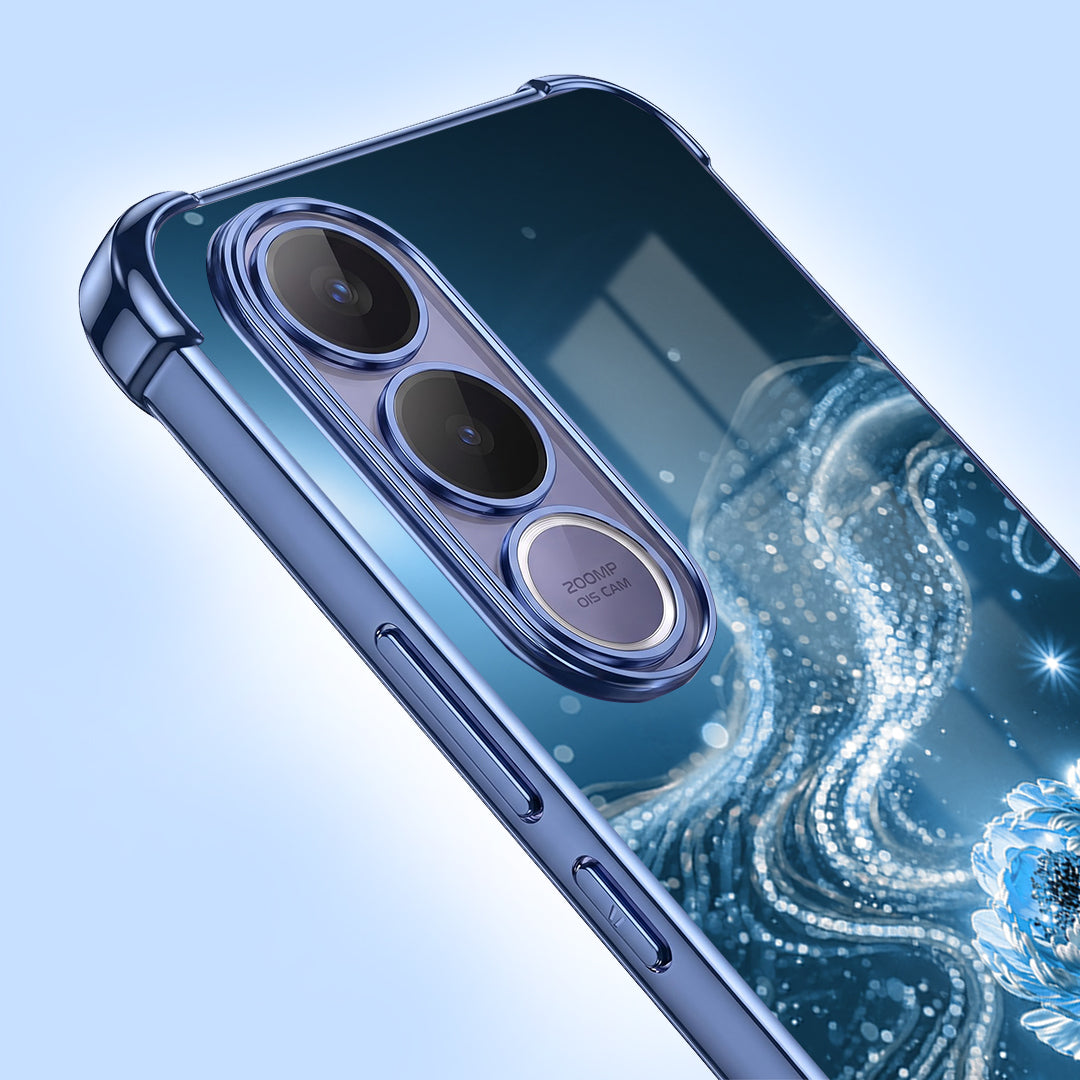 Vivo V70 FE 5G Blue Rose Airbags Printed Back Case
